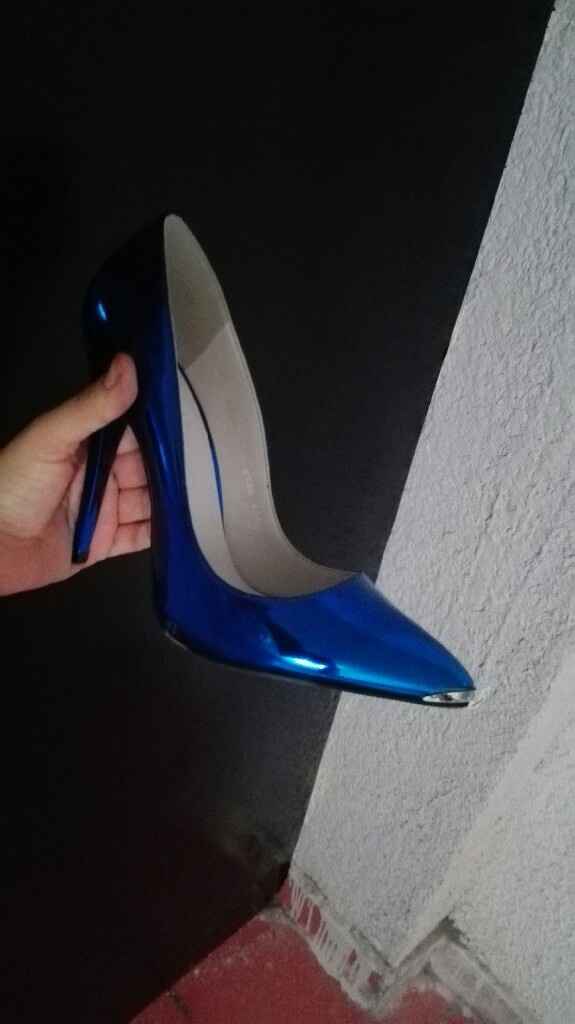 Zapatillas azul metalico - 3