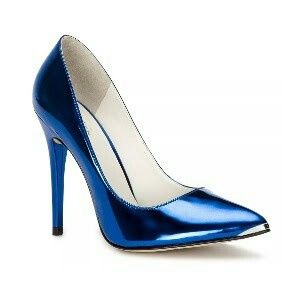 Zapatillas azul metalico - 2