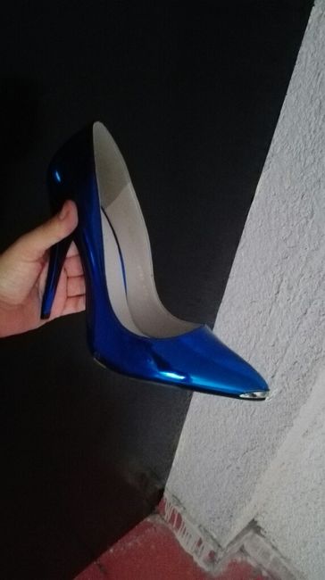 Zapatillas azul metalico - 3
