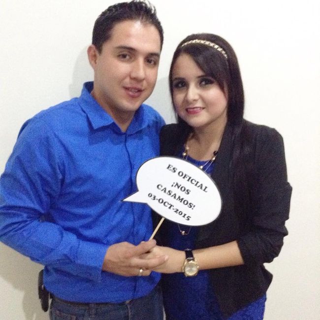 es oficial.. nos casamos!
