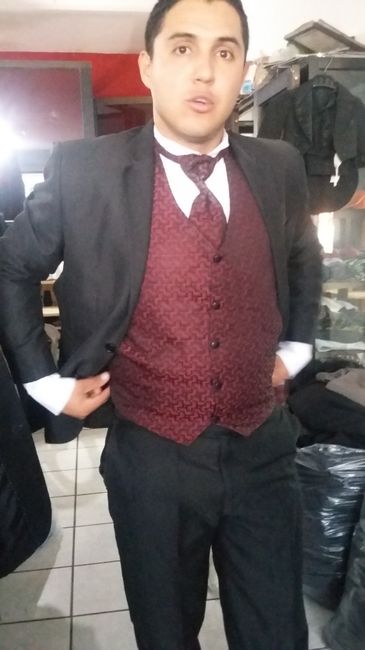 traje del novio