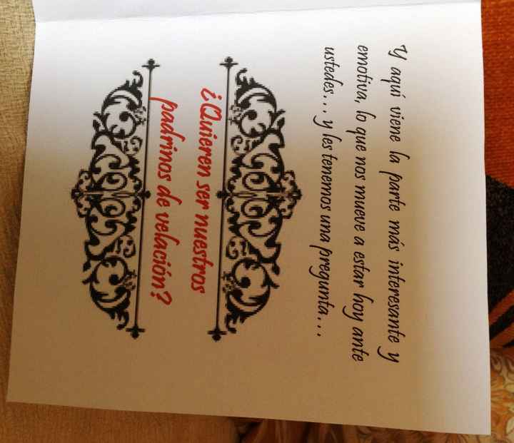 lado izquierdo invitaciones padrinos