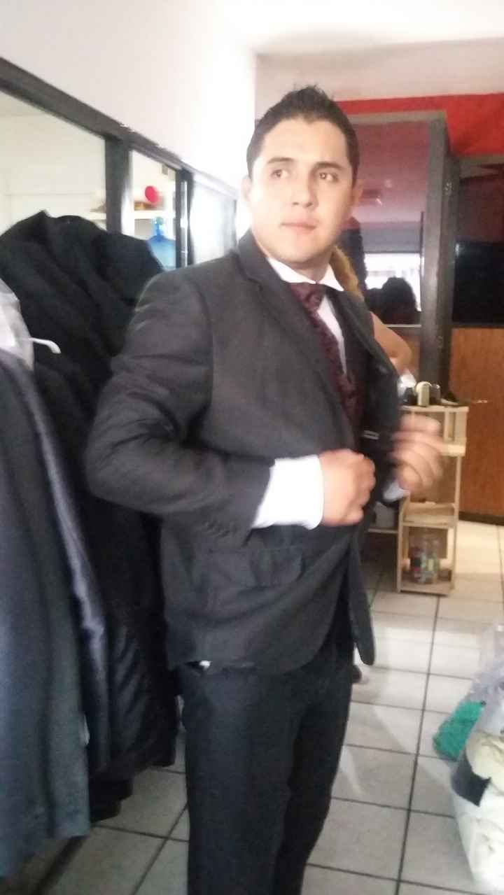 traje del novio