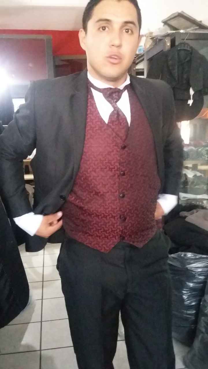 traje del novio