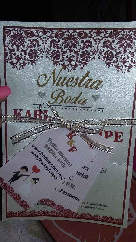 muestra de invitaciones