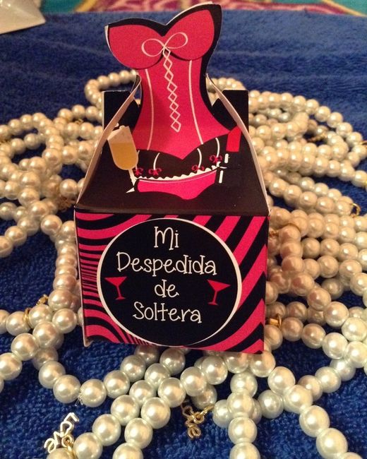 La cajita donde colocaré la pulsera