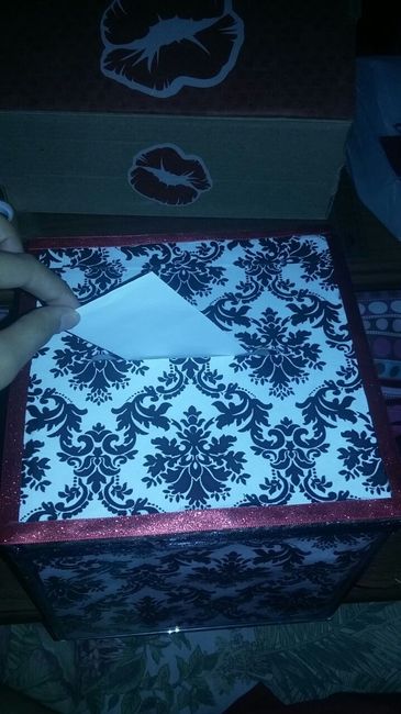 caja para sobres de dinero