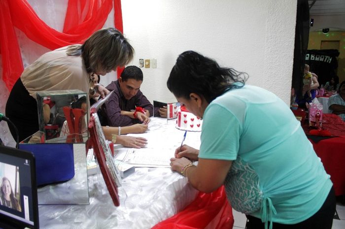 firma de la mamá del novio