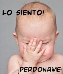 lo siento
