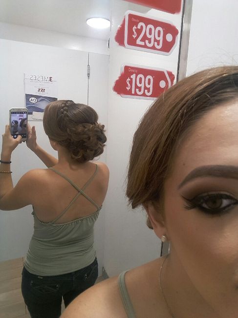  Pre prueba de maquillaje y peinado - 2