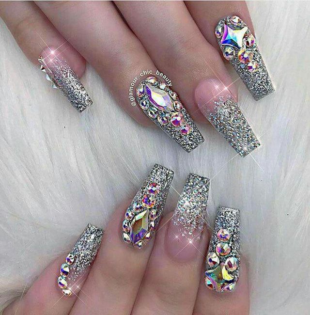 Ideas de uñas 💕👰👑 - 12
