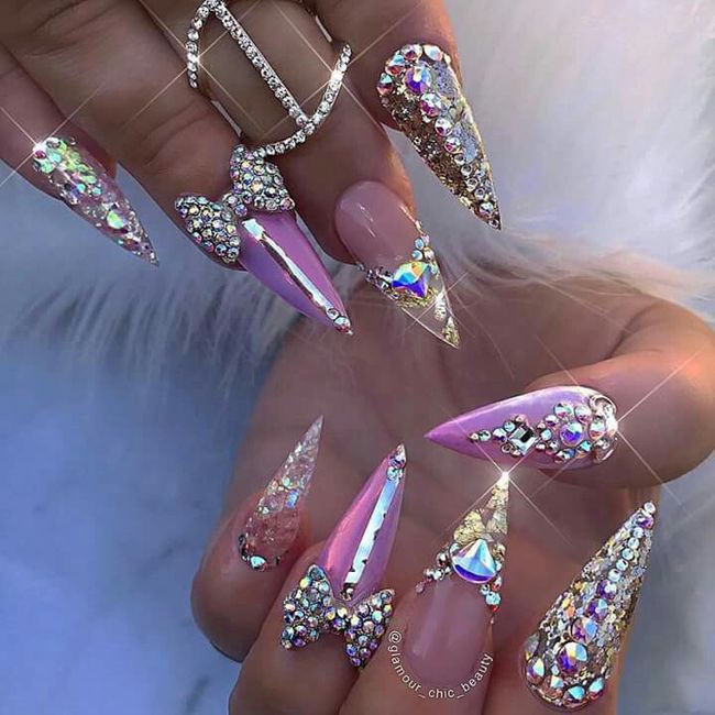 Ideas de uñas 💕👰👑 - 20