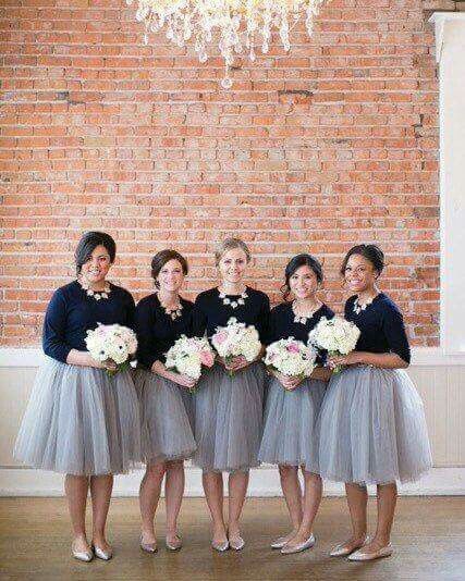 Vestidos para damas con tul - 9