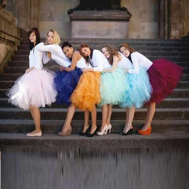Vestidos para damas con tul - 12