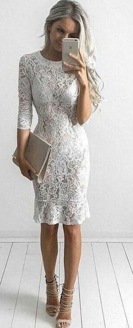 Ideas de vestidos para boda civil - 11