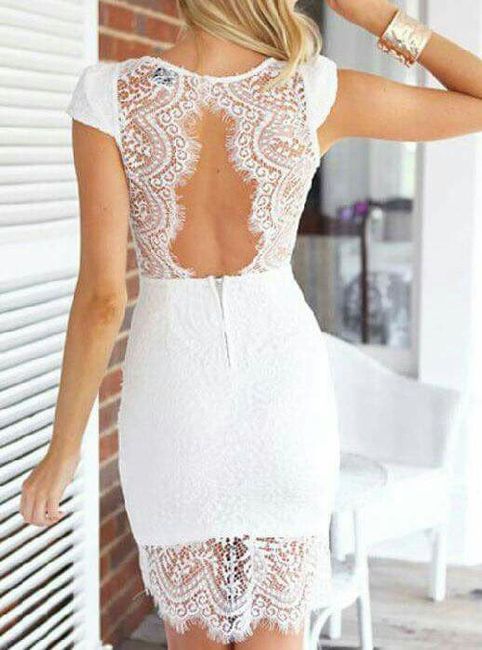 Ideas de vestidos para boda civil - 25