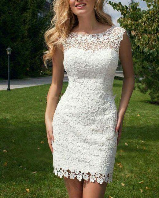 Ideas de vestidos para boda civil - 53