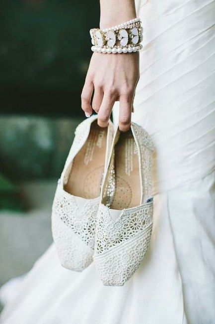 Zapatillas de novia, zapato bajito y tenis - 29
