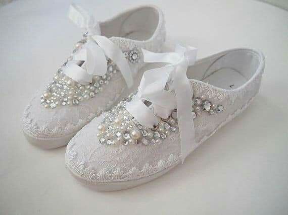 Zapatillas de novia, zapato bajito y tenis - 34