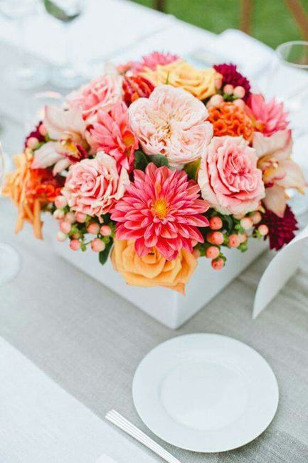 Ideas para centros de mesa 💕🌷🌻🌼🌸🌺 38