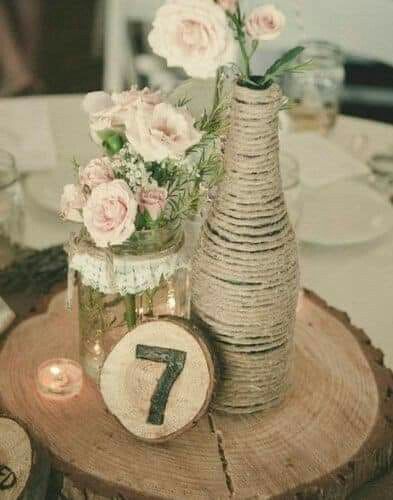 Ideas para centros de mesa 💕🌷🌻🌼🌸🌺 59