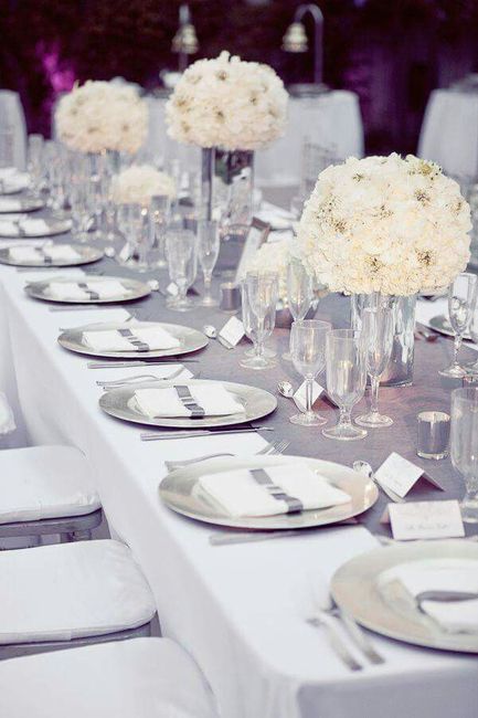 Ideas para boda en color Plata 💕 - 6