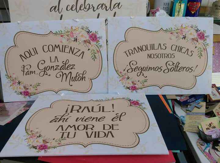 Letreros para los pajes?? - 1