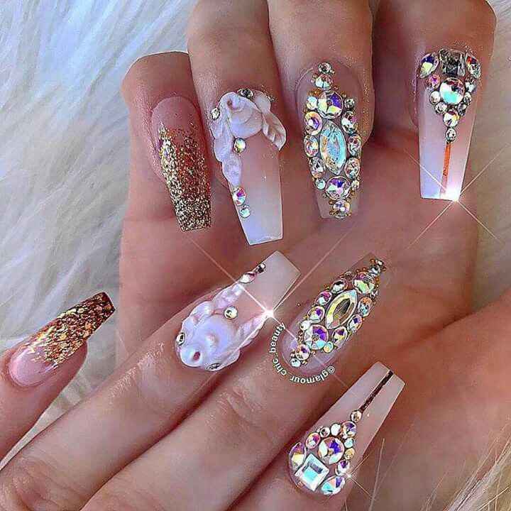 Ideas de uñas 💕👰👑 - 11