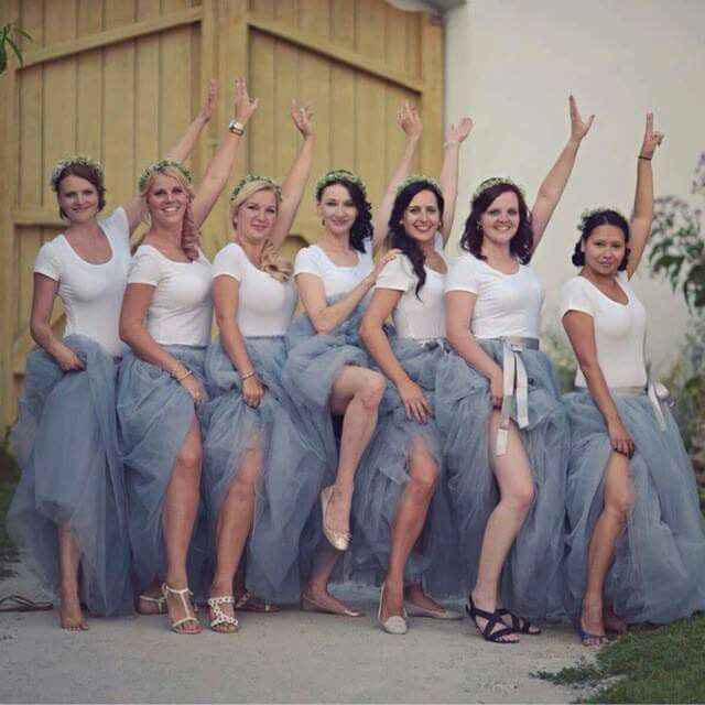 Vestidos para damas con tul - 10