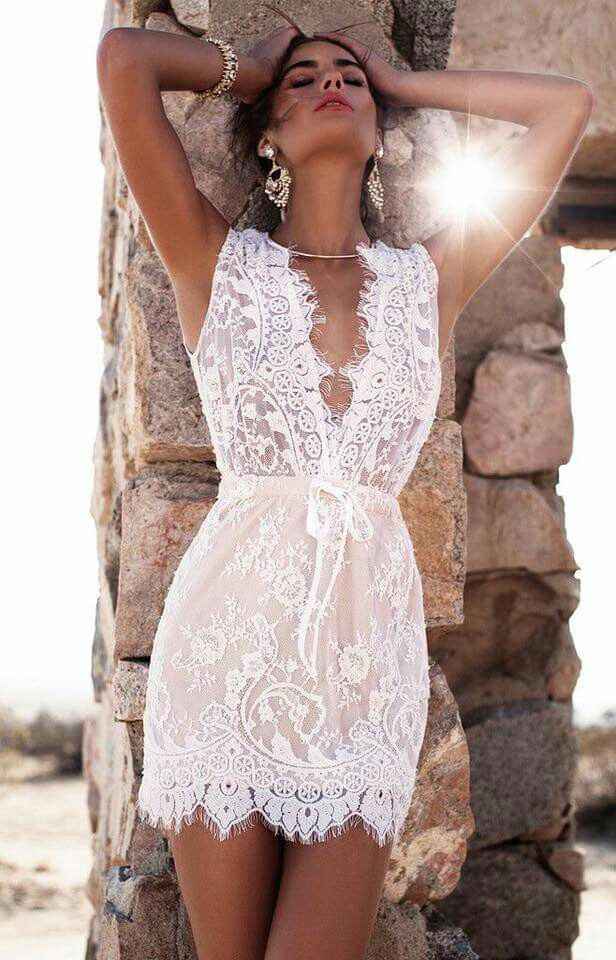 Ideas de vestidos para boda civil - 1