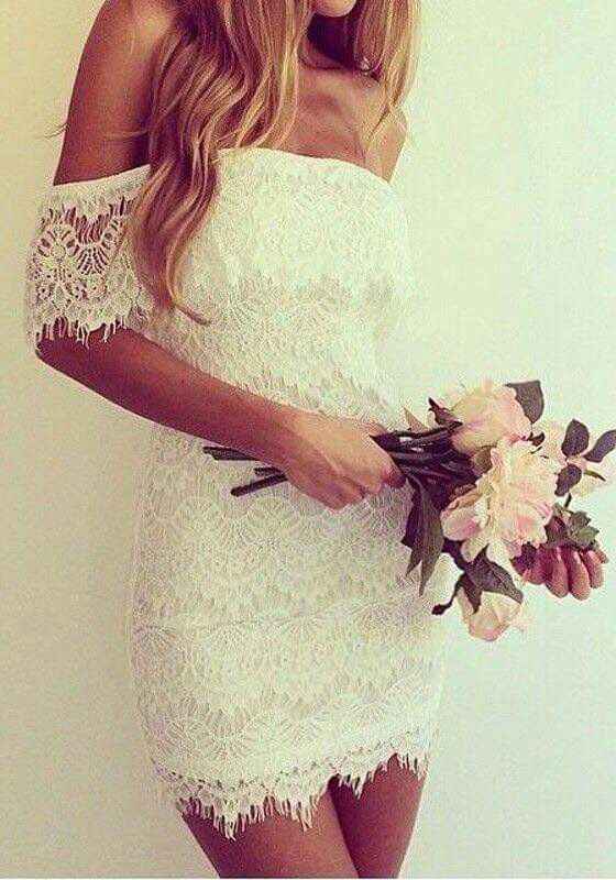 Ideas de vestidos para boda civil - 8