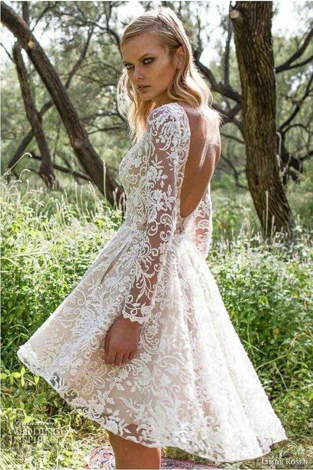 Ideas de vestidos para boda civil - 14
