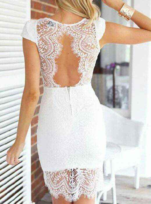 Ideas de vestidos para boda civil - 25