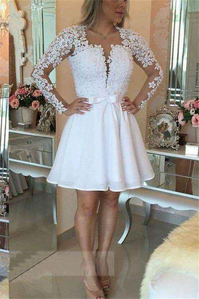 Ideas de vestidos para boda civil - 35