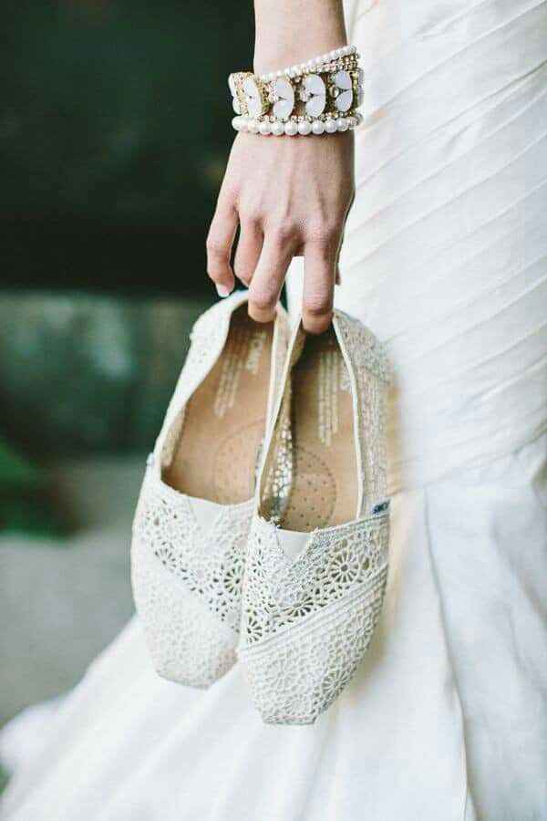 Zapatillas de novia, zapato bajito y tenis - 29