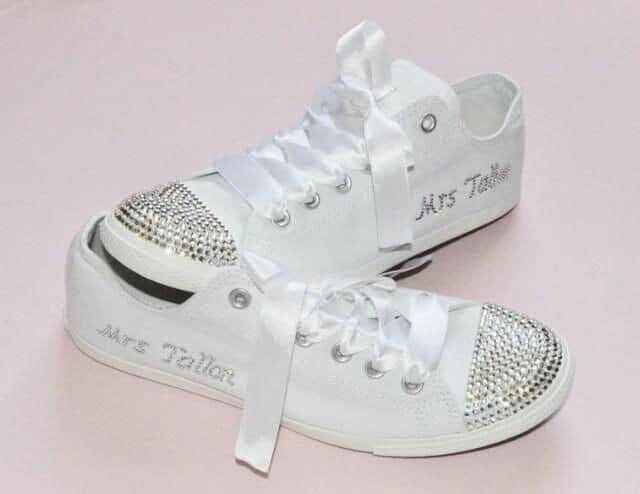 Zapatillas de novia, zapato bajito y tenis - 37