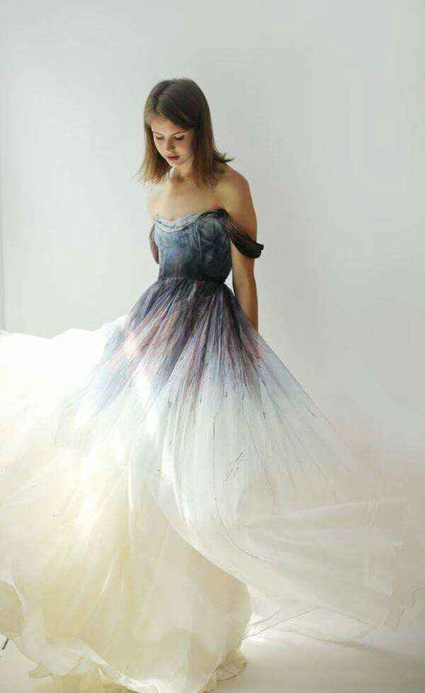 Vestidos con efecto degradado de colores - 3