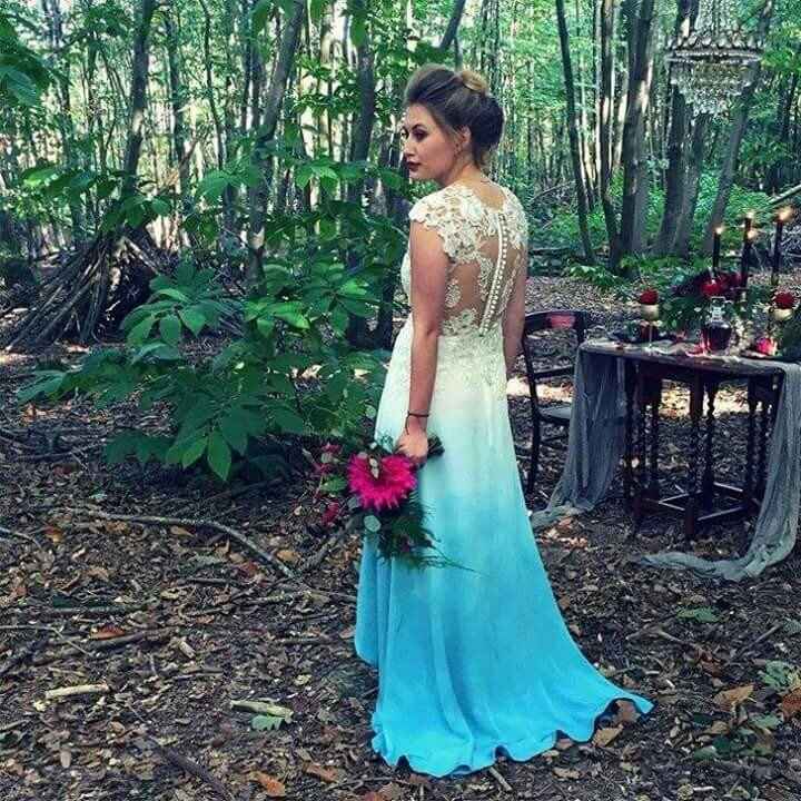 Vestidos con efecto degradado de colores - 4