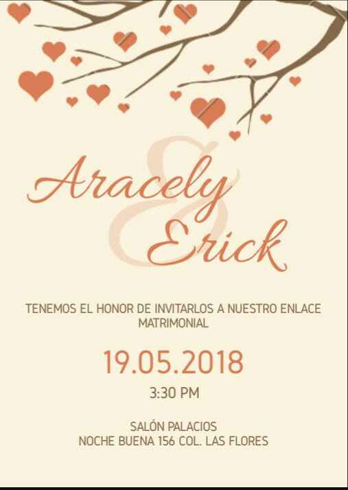 Plantillas para invitaciones - 1