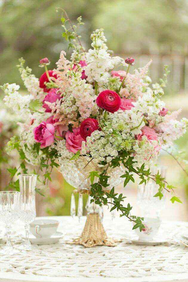 Ideas para centros de mesa 💕🌷🌻🌼🌸🌺 - 29