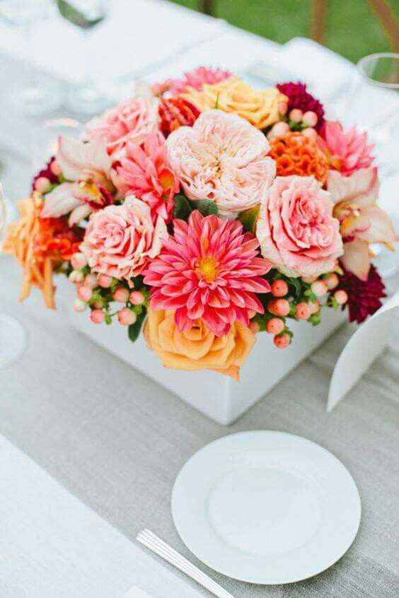 Ideas para centros de mesa 💕🌷🌻🌼🌸🌺 - 38