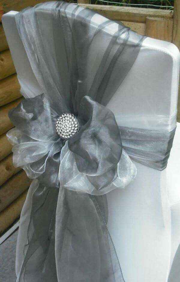 Ideas para boda en color Plata 💕 - 4