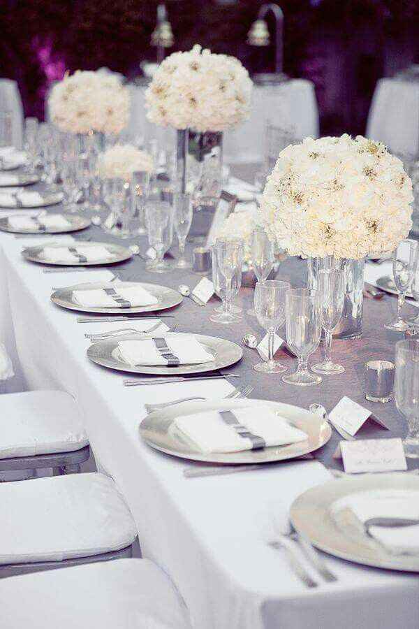 Ideas para boda en color Plata 💕 - 6