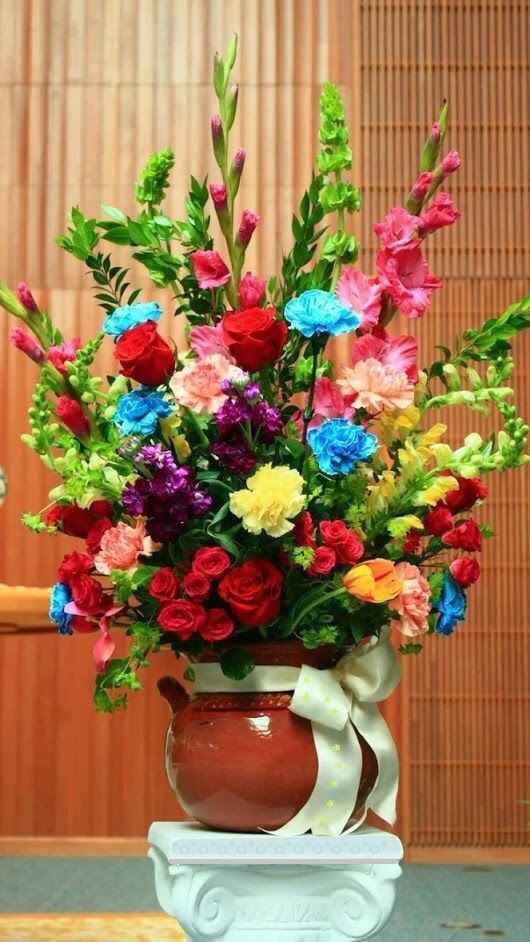 Decoración con flores mexicanas - 1