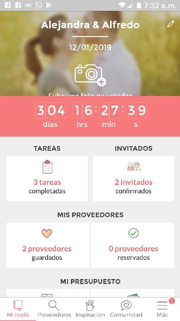 ¿Cuánto falta para que se casen? - 1