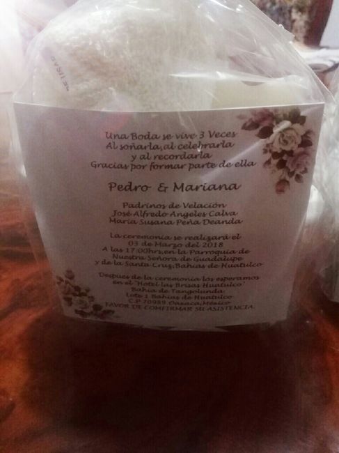  Mis invitaciones y detalle para los padrinos - 1
