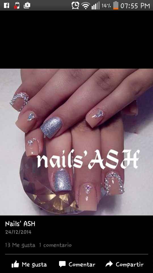 Ideas originales para la manicure de tu gran día - 5