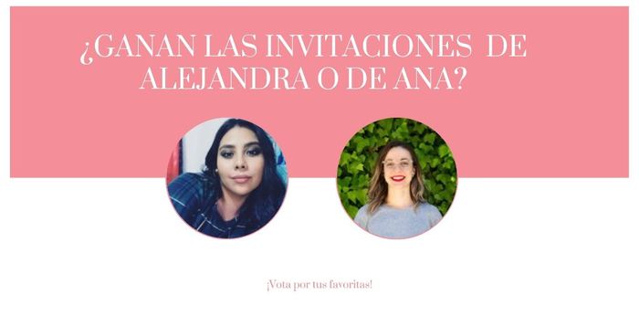 ¿Ganan las invitaciones de Alejandra o de Ana? 1