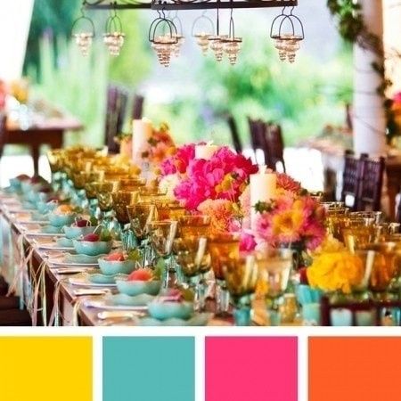 7 combinaciones de colores para tu boda. ¿Con cuál te quedas? 2
