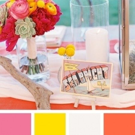 7 combinaciones de colores para tu boda. ¿Con cuál te quedas? 6